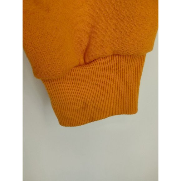 Vintage 90s Laughlin NV Nutmeg Mills Palm Trees Orange Crewneck Sweatshirt Men L - Picture 5 of 8